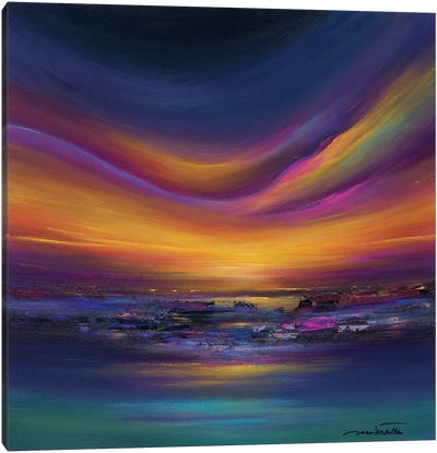 Hope Canvas Art Print - Cloudy Sunset Art