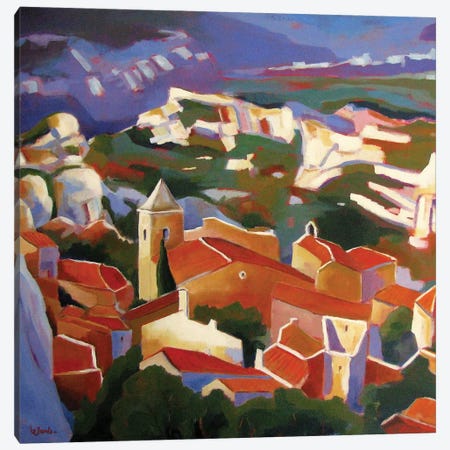 Les Baux-de-Provence Canvas Print #JNJ21} by Jean-Noel Le Junter Art Print