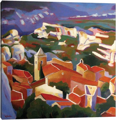 Les Baux-de-Provence Canvas Art Print - Jean-Noel Le Junter