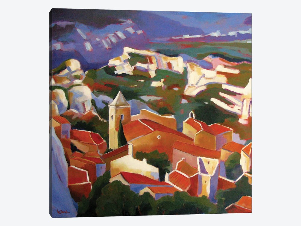 Les Baux-de-Provence by Jean-Noel Le Junter 1-piece Canvas Art Print
