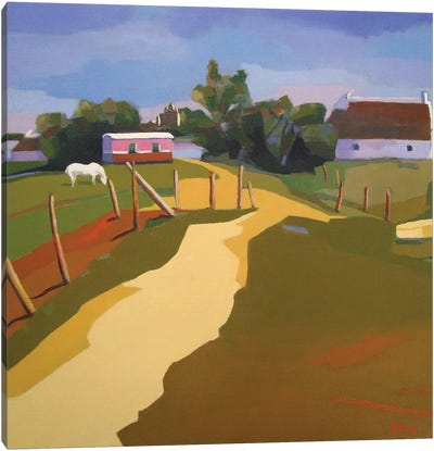 Les Saintes-Maries De La Mer, A Village In Camargue Canvas Art Print - Jean-Noel Le Junter