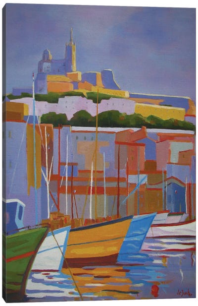 Marseille II Canvas Art Print - Harbor & Port Art