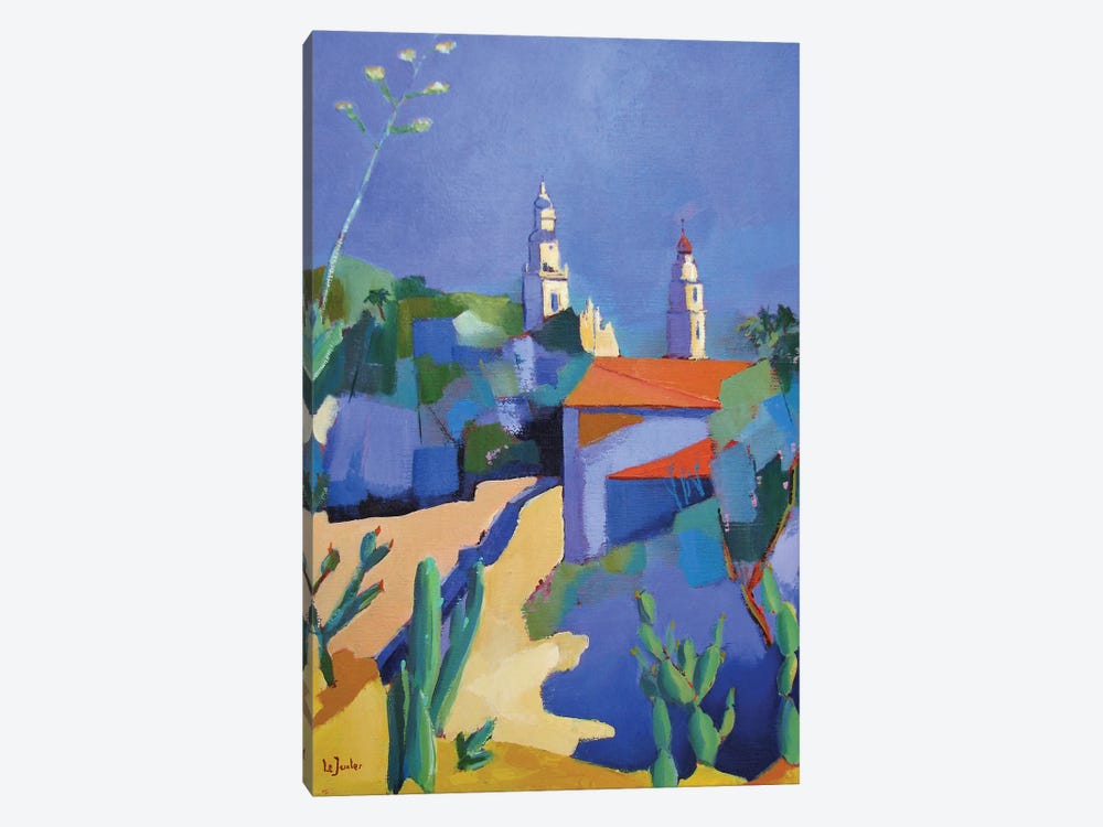 Menton, A City On The French Riviera by Jean-Noel Le Junter 1-piece Canvas Print
