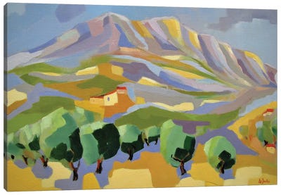 Montagne Sainte-Victoire I Canvas Art Print - Jean-Noel Le Junter