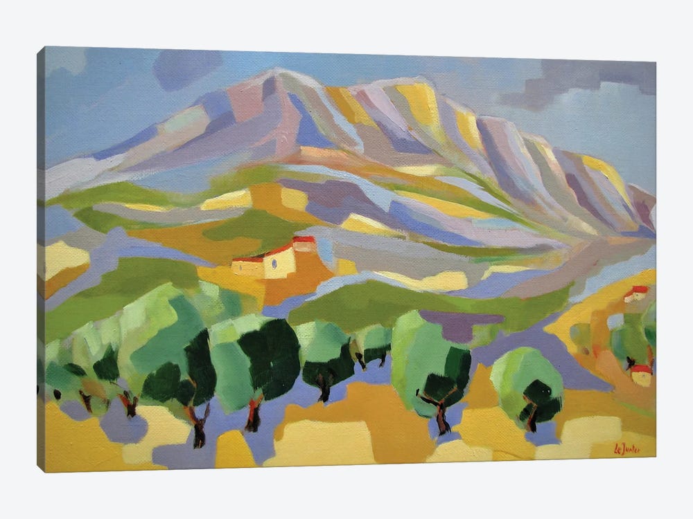 Montagne Sainte-Victoire I by Jean-Noel Le Junter 1-piece Canvas Art