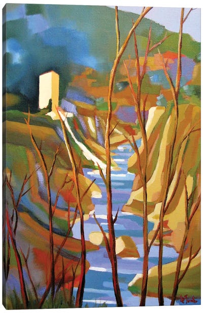 Old Mill In The Hérault Gorges Canvas Art Print - Jean-Noel Le Junter