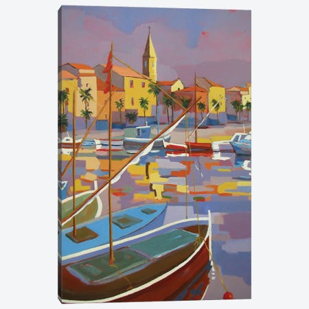 Traditional Fishing Boats In The South Of France Canvas Print #JNJ37} by Jean-Noel Le Junter Canvas Print