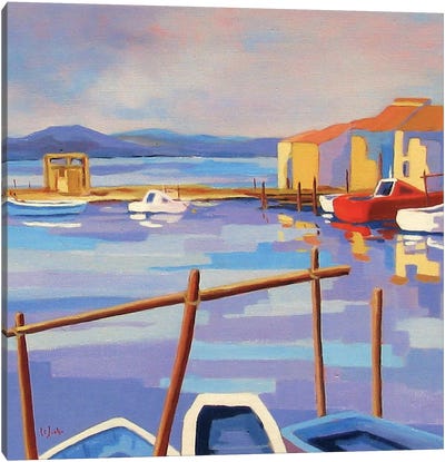 Sète, A Harbor In The South Of France I Canvas Art Print - Harbor & Port Art