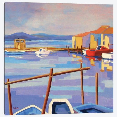 Sète, A Harbor In The South Of France I Canvas Print #JNJ46} by Jean-Noel Le Junter Canvas Artwork