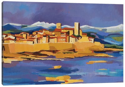Antibes In The Spring Canvas Art Print