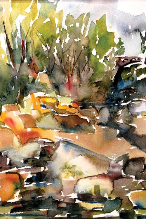 Riverside by Jean-Noel Le Junter wall art