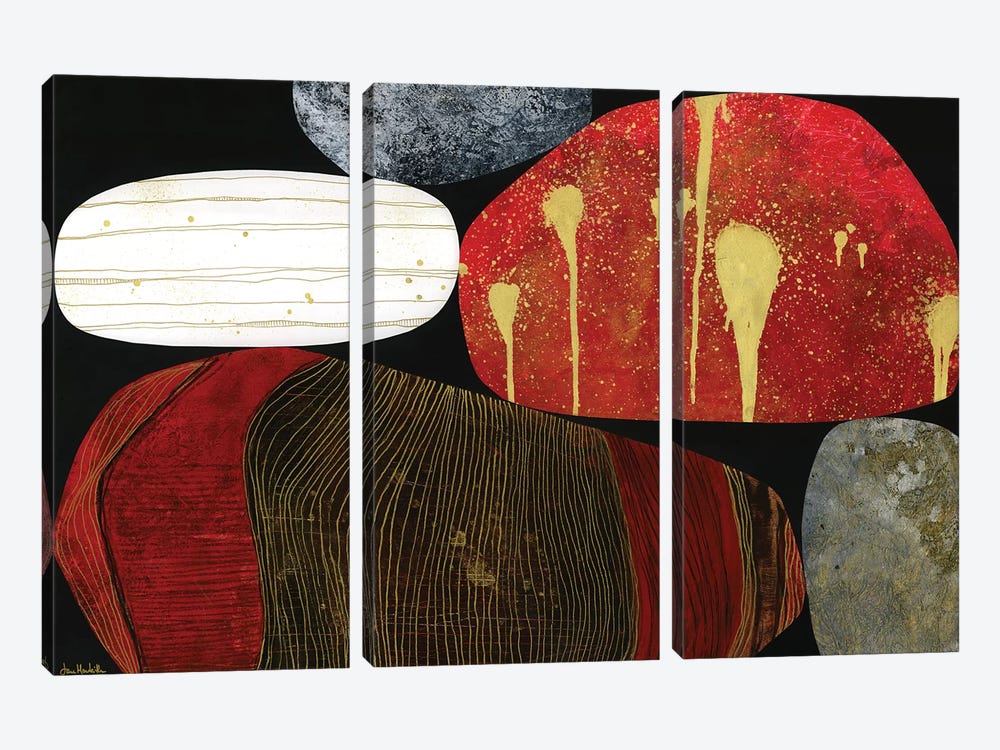 Bloodstone by Jane Monteith 3-piece Canvas Wall Art
