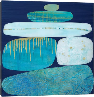 Blue Ice I Canvas Art Print - Jane Monteith