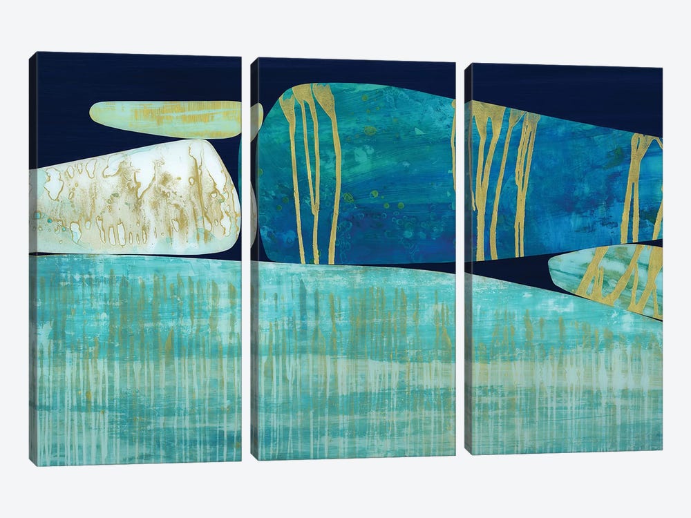 Blue Ridge by Jane Monteith 3-piece Canvas Print