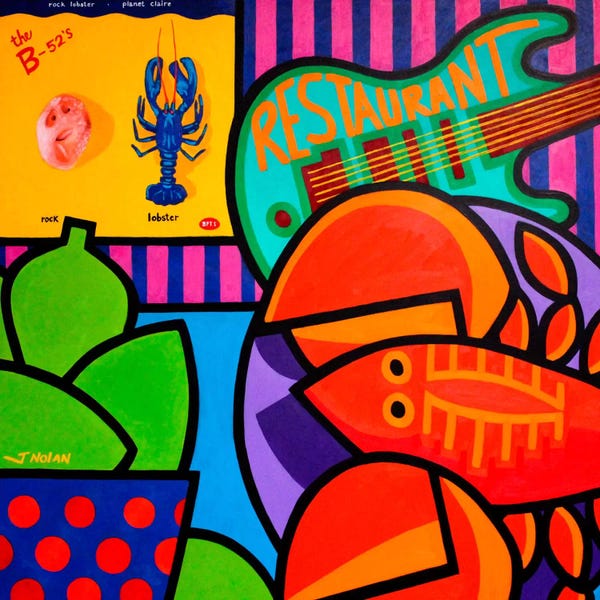 Pop Art Kitchen: Homage To Rock Lobster by John Nolan