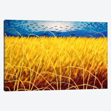 Homage To Van Gogh #1 Canvas Print #JNN15} by John Nolan Art Print