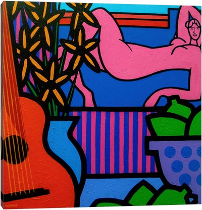 Still Life With Matisse #1 Canvas Art Print - John Nolan