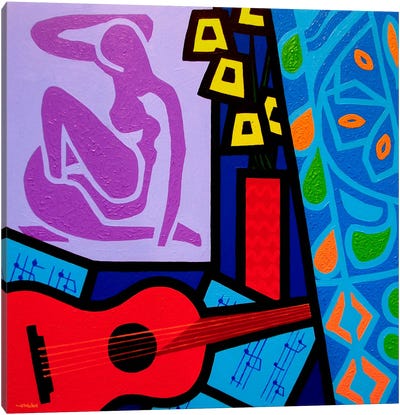 Homage To Matisse #11 Canvas Art Print - John Nolan