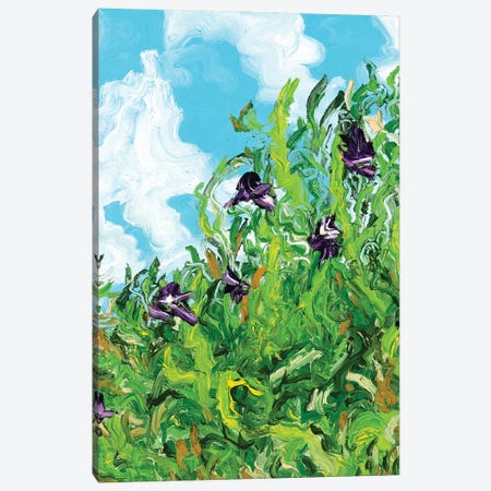 Breezy Greens With Purple-Memorial Day 2022 Canvas Print #JNP45} by Jon Parlangeli Canvas Wall Art
