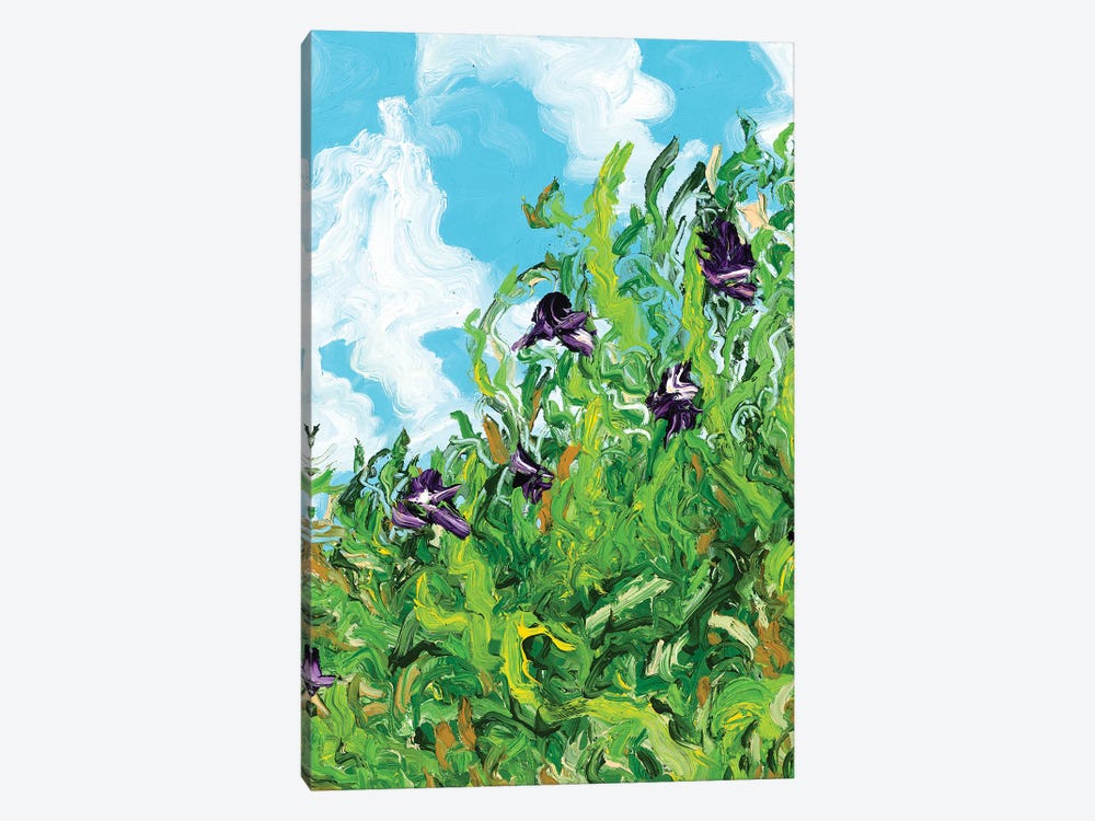 Breezy Greens With Purple-Memorial Day 2022 by Jon Parlangeli 1-piece Canvas Art