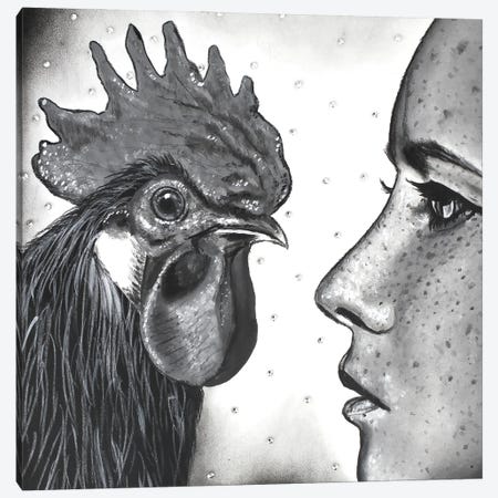 Face To Face Canvas Print #JNV12} by Junnior Navarro Canvas Artwork