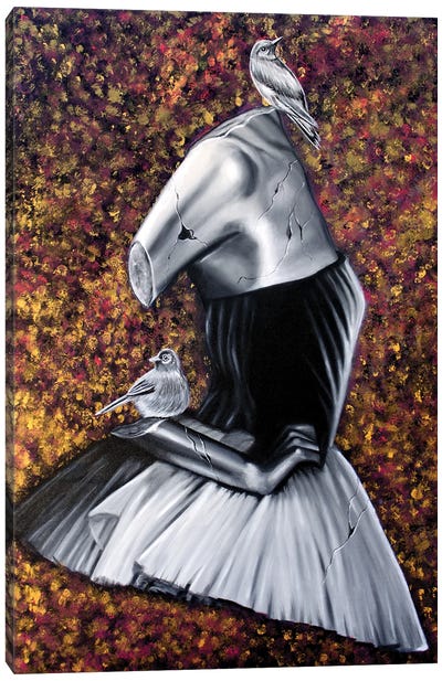 Ballerina Canvas Art Print - Junnior Navarro