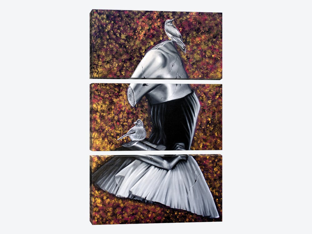 Ballerina by Junnior Navarro 3-piece Canvas Print