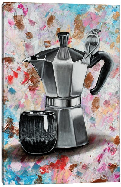 Morning Coffee Canvas Art Print - Junnior Navarro