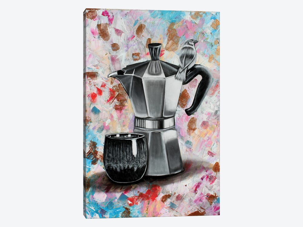 Morning Coffee by Junnior Navarro 1-piece Canvas Art