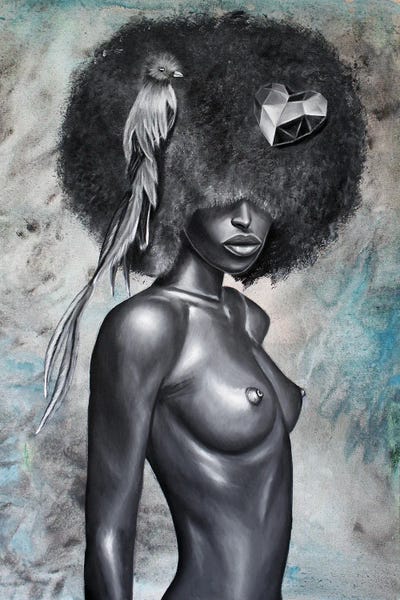 Quetzaly by Junnior Navarro framed canvas print