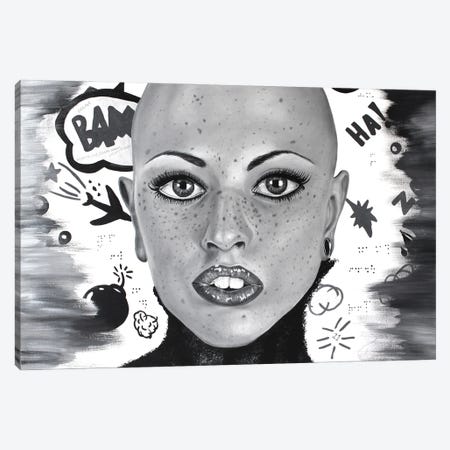 Freckled Woman Canvas Print #JNV7} by Junnior Navarro Canvas Print