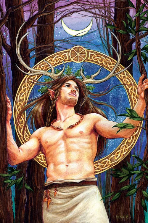 Cernunnos by Jane Starr Weils wall art