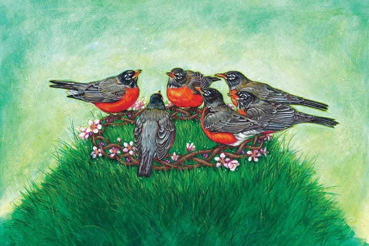 Crown Of Spring by Jane Starr Weils wall art