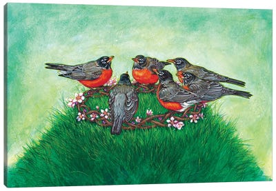 Crown Of Spring Canvas Art Print - Jane Starr Weils