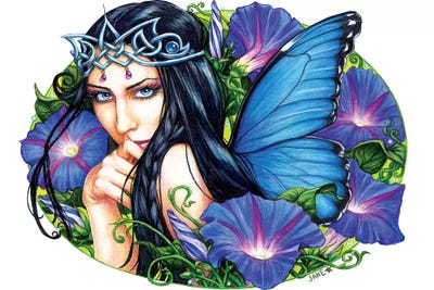 Crowned Glory by Jane Starr Weils canvas print