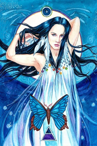 Air Element by Jane Starr Weils canvas print