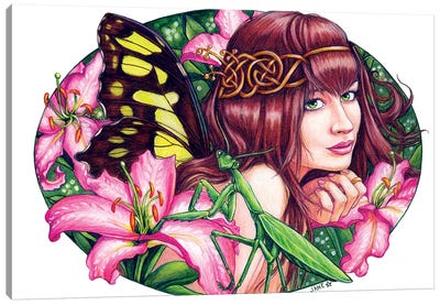 Enchanted Lilies Canvas Art Print