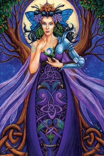 Enchantress by Jane Starr Weils canvas print