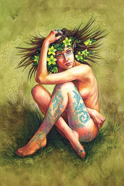 Henbane by Jane Starr Weils canvas print