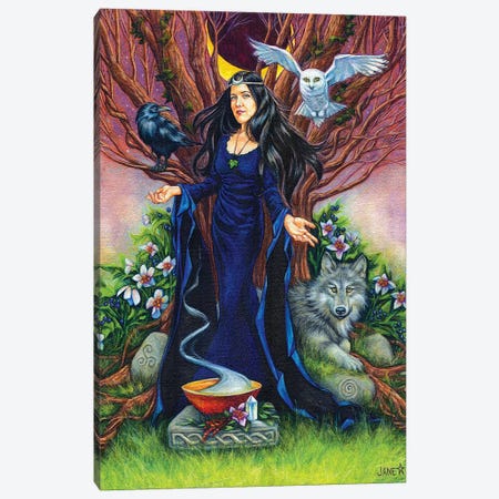 High Priestess Canvas Print #JNW33} by Jane Starr Weils Art Print