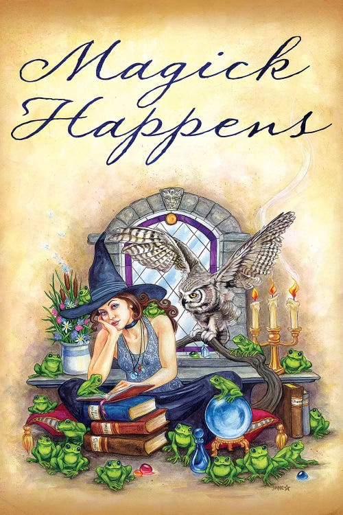 Magick Happens by Jane Starr Weils wall art