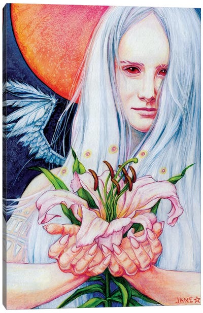 Angel Canvas Art Print - Jane Starr Weils