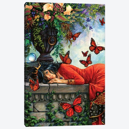 Monarch Butterfly Queen Canvas Print #JNW41} by Jane Starr Weils Canvas Wall Art
