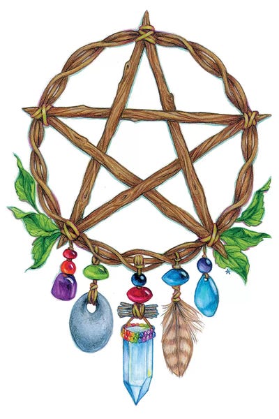 Dreamcatchers: Pentacle Charm by Jane Starr Weils