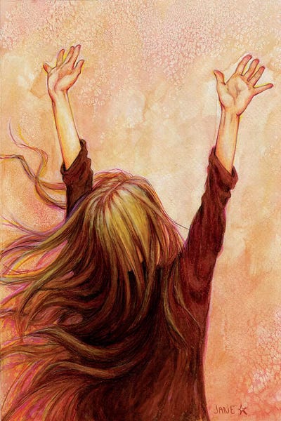 Reach by Jane Starr Weils canvas print