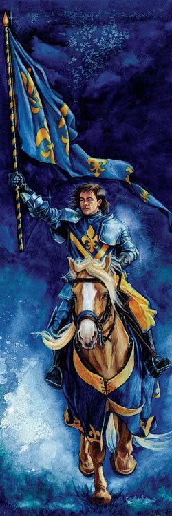 The Jouster by Jane Starr Weils wall art