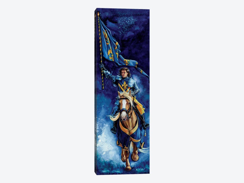 The Jouster by Jane Starr Weils 1-piece Canvas Wall Art