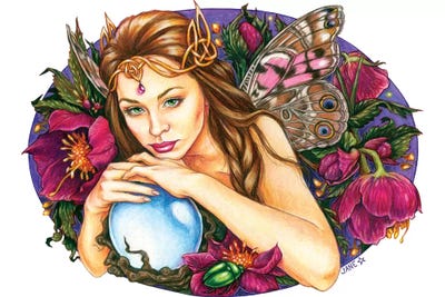 Twilight Garden by Jane Starr Weils canvas print