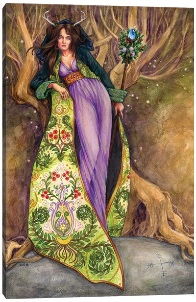 Rowan Tree Canvas Art Print - Mythological Figures