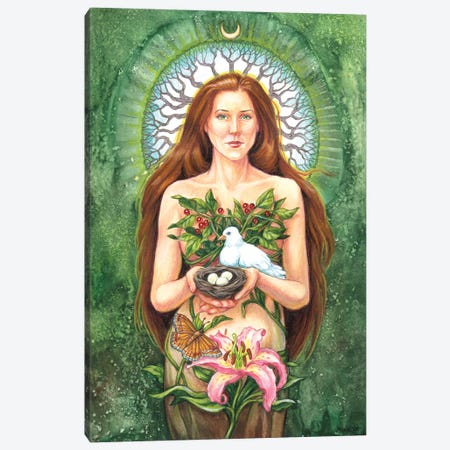 Earth Mother Canvas Print #JNW72} by Jane Starr Weils Canvas Print